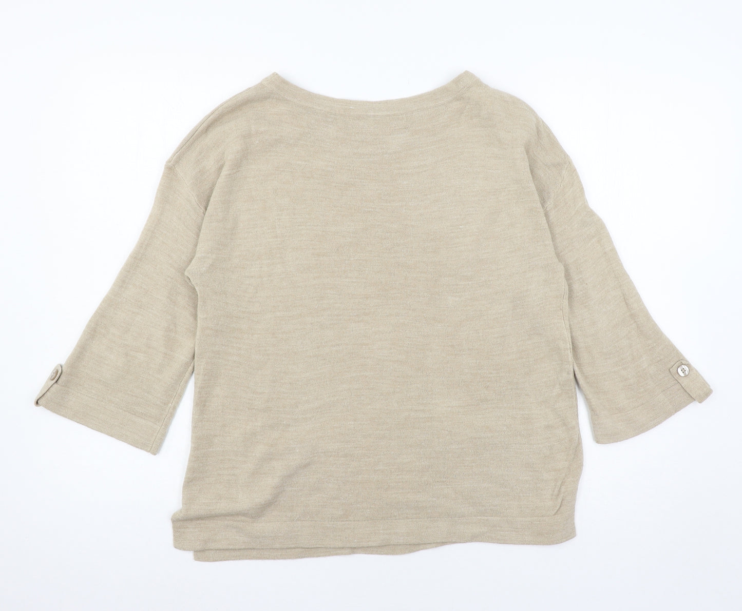 George Womens Brown  Knit Pullover Jumper Size 12