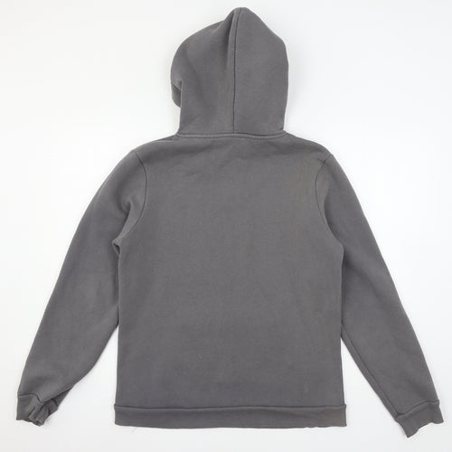 Just Hype Womens Grey  Jersey Pullover Hoodie Size 10