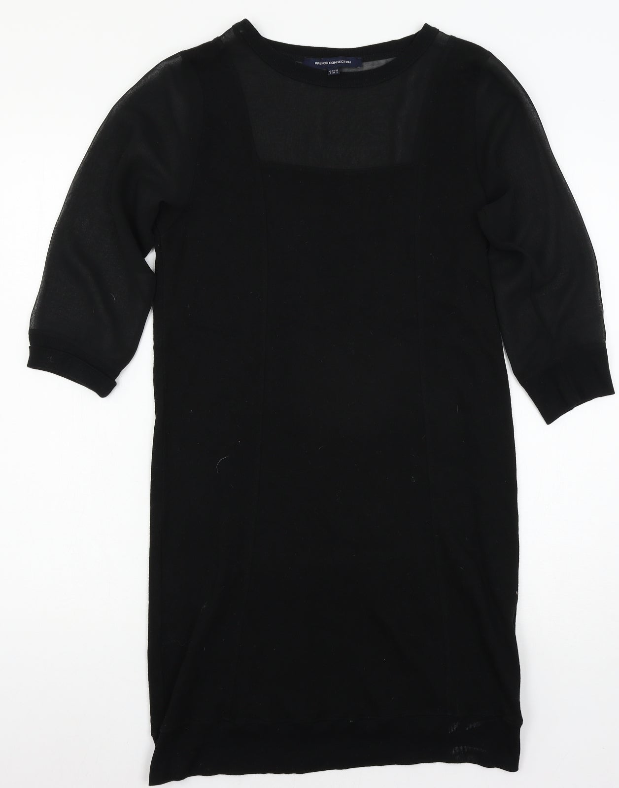 French Connection Womens Black  Jersey Jumper Dress  Size 6