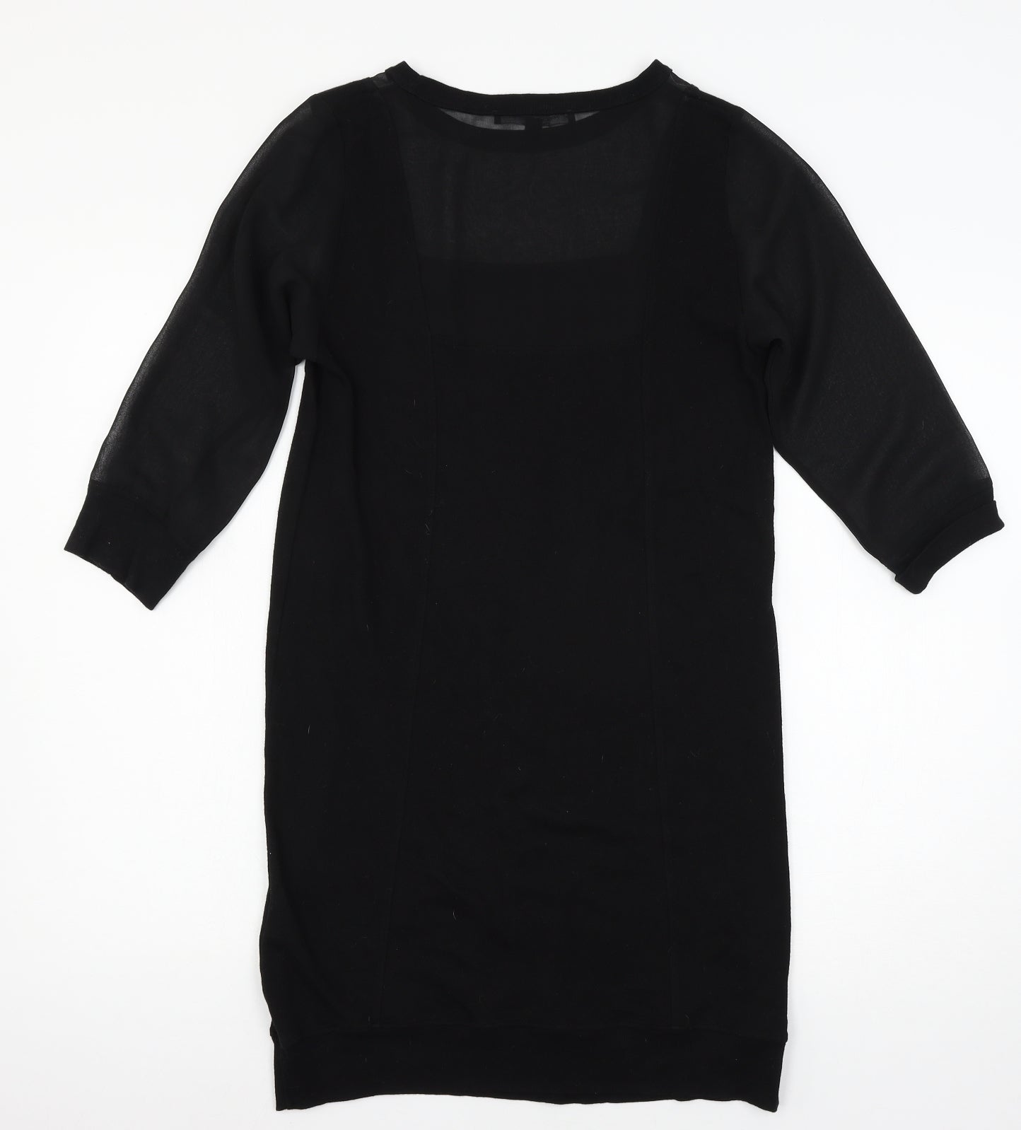 French Connection Womens Black  Jersey Jumper Dress  Size 6