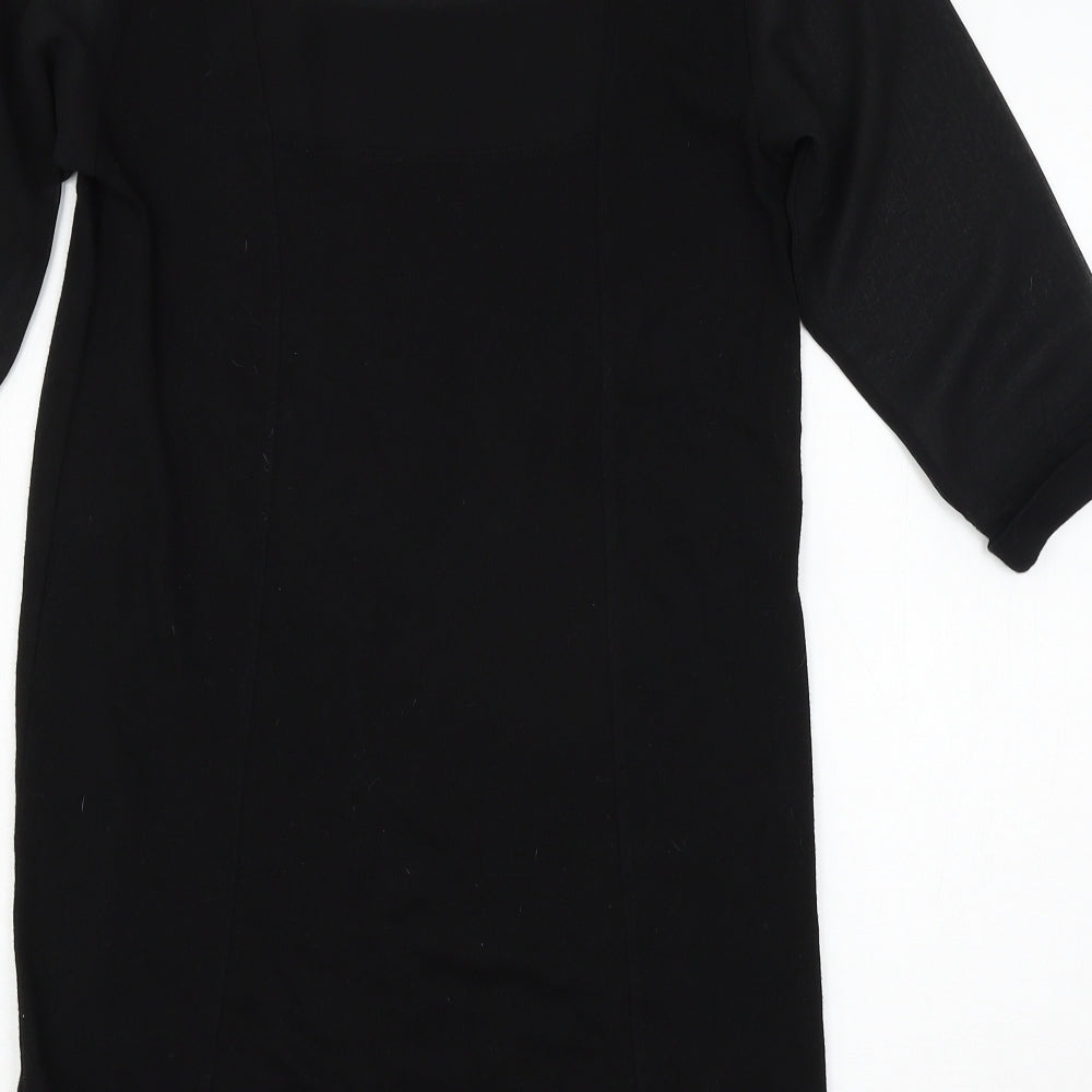 French Connection Womens Black  Jersey Jumper Dress  Size 6