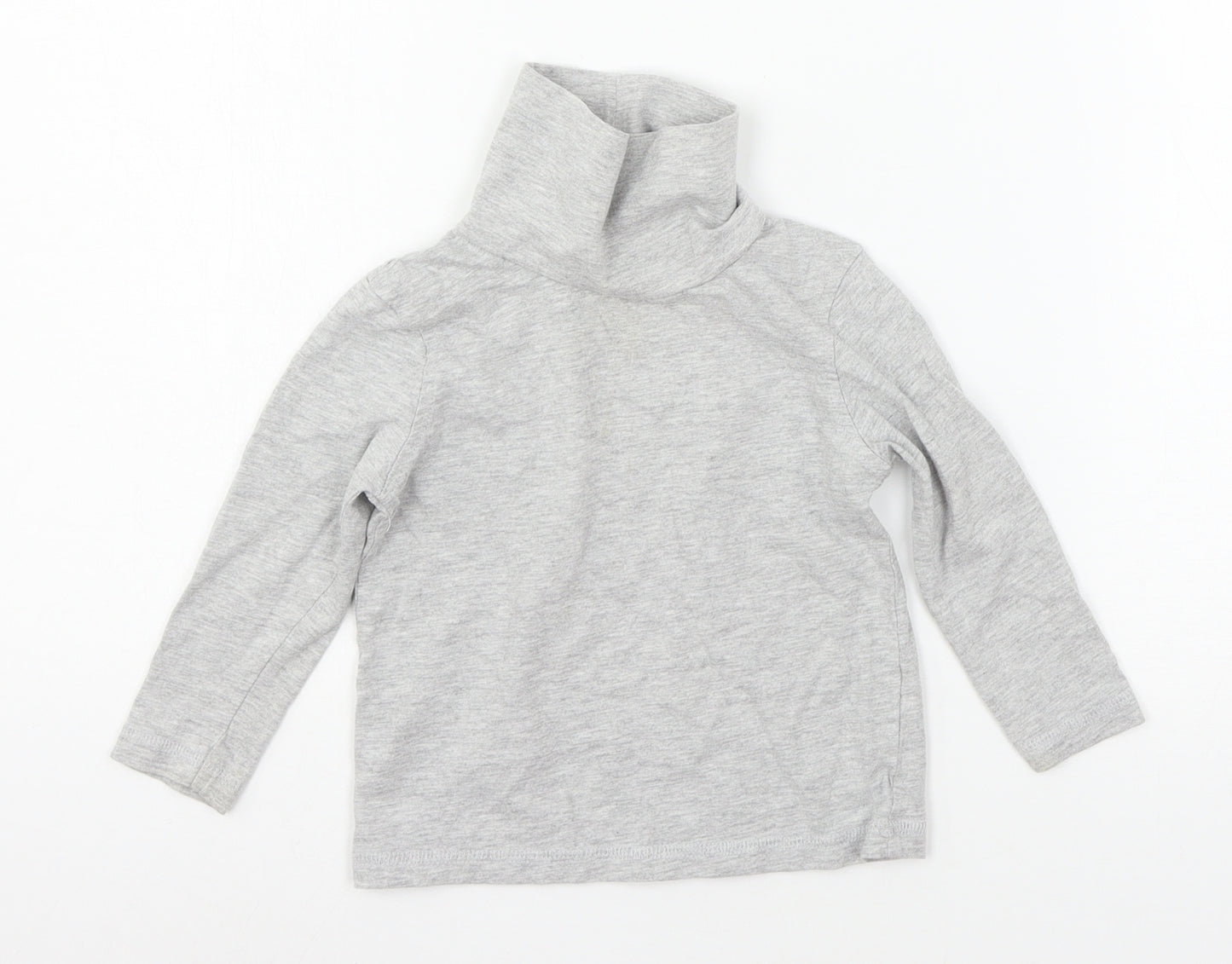 George Girls Grey  Jersey Basic T-Shirt Size 18-24 Months