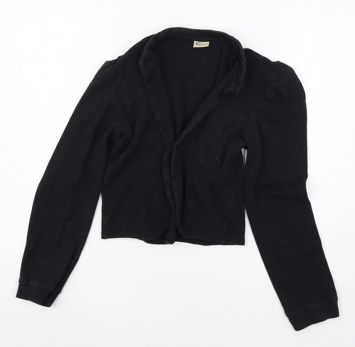 Casual Clothing Girls Black Jersey Jacket Size L