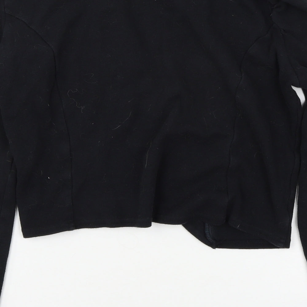 Casual Clothing Girls Black  Jersey Jacket  Size L