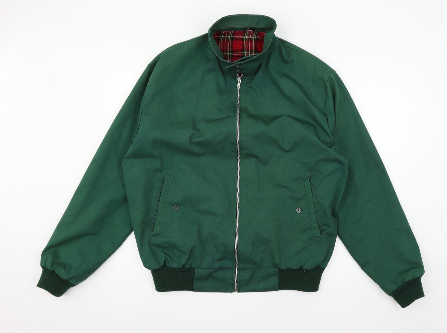 Preworn Mens Green  Denim Jacket  Size L