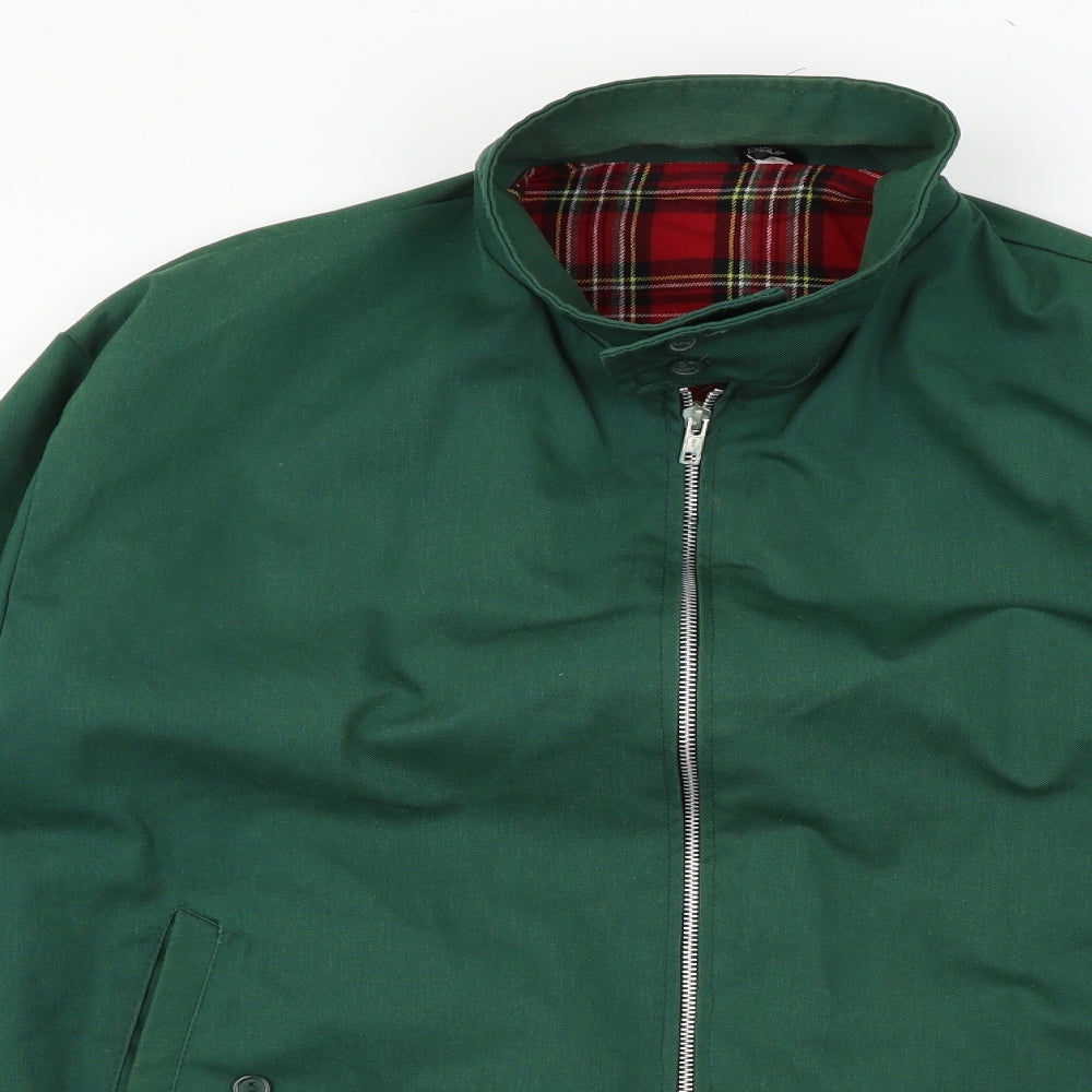 Preworn Mens Green  Denim Jacket  Size L