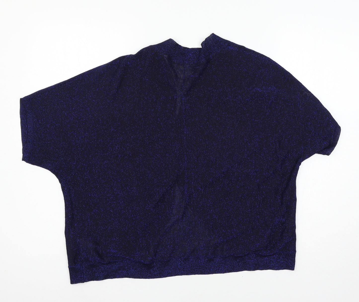Anthology Womens Blue  Knit Cardigan Jumper Size 20
