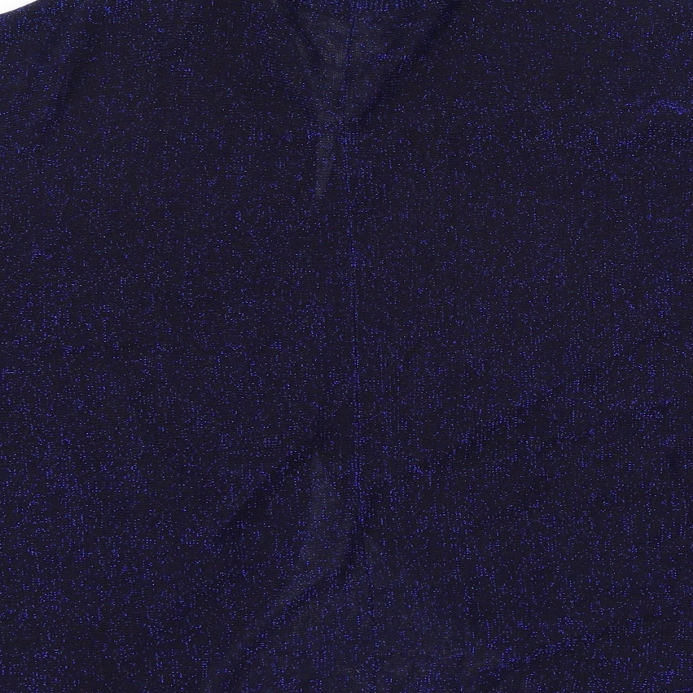 Anthology Womens Blue  Knit Cardigan Jumper Size 20