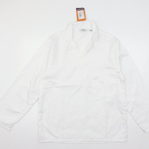 Portwest Mens White    Button-Up Size M  - Pullover
