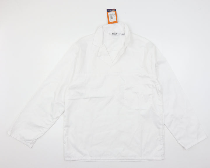 Portwest Mens White    Button-Up Size M  - Pullover