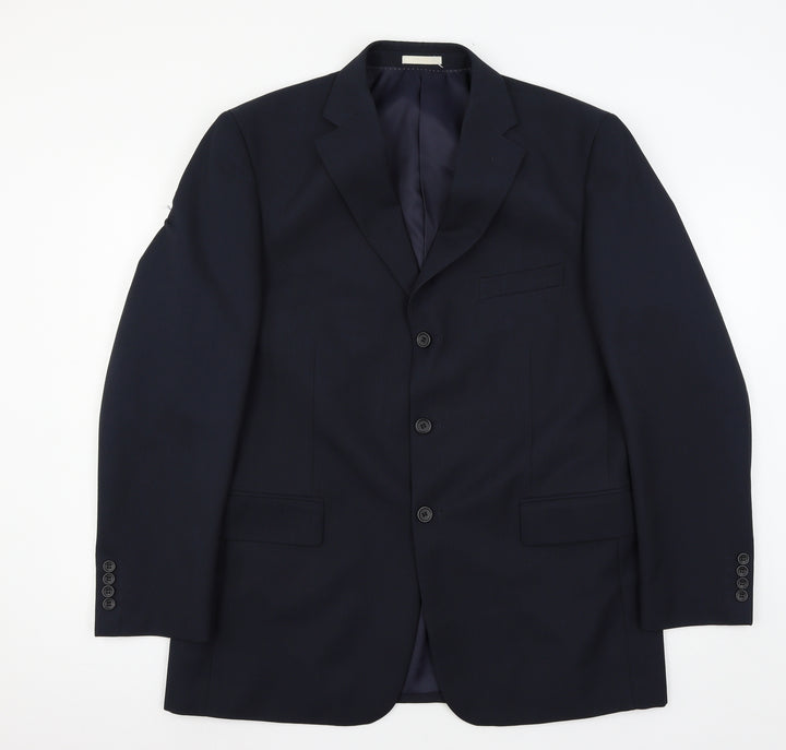 Greenwoods Mens Blue   Jacket Blazer Size L