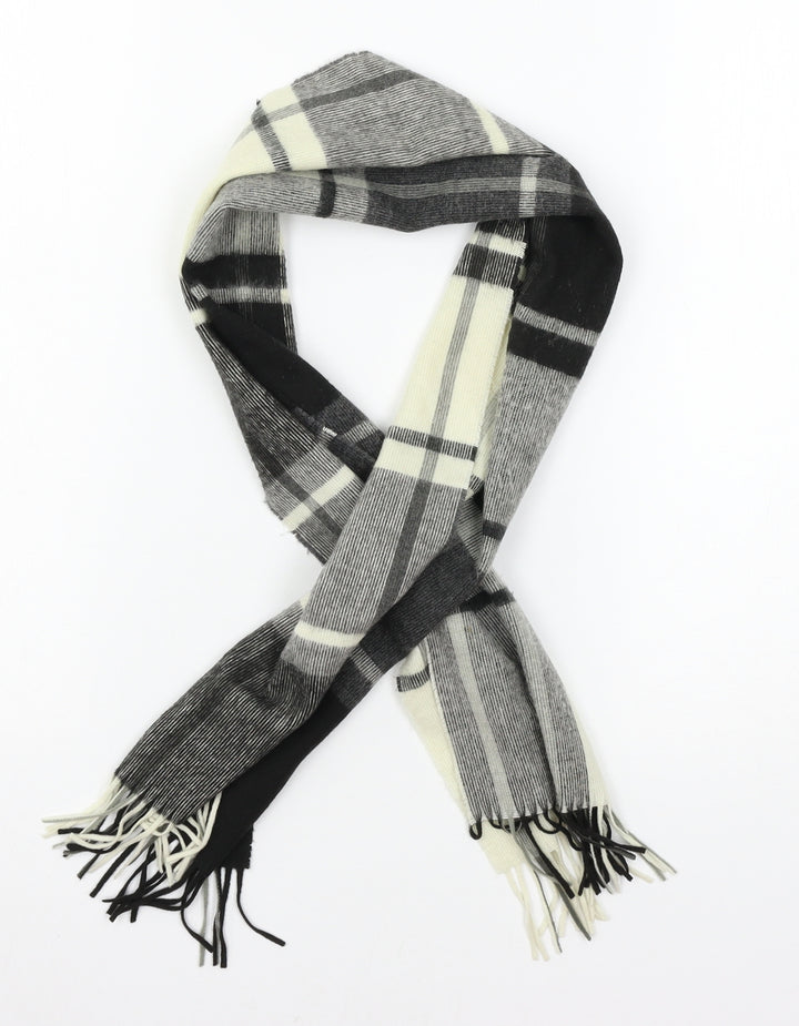 Preworn Womens Multicoloured Plaid Knit  Scarf
