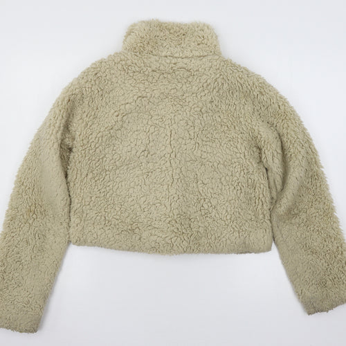Rising Womens Beige  Microfibre Jacket  Size S