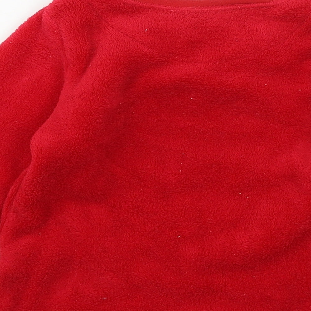 Young Dimension Girls Red Solid Microfibre Top Pyjama Top Size 3-4 Years  - Minnie Mouse