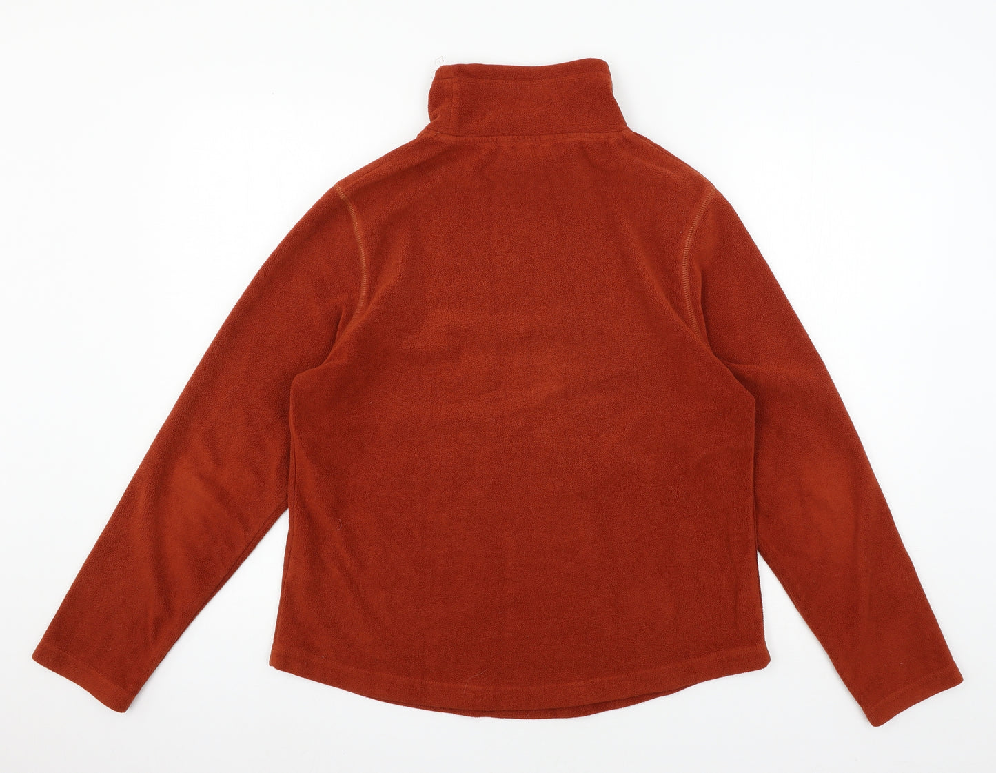 M&Co Womens Brown  Fleece Pullover Sweatshirt Size L