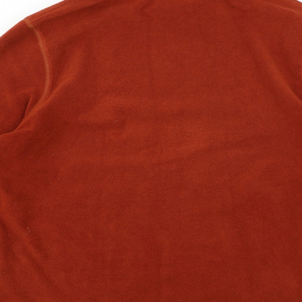 M&Co Womens Brown  Fleece Pullover Sweatshirt Size L