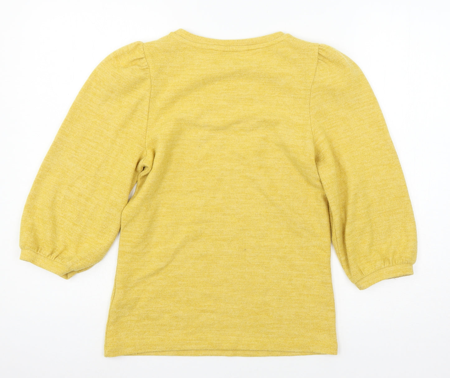 NEXT Womens Yellow  Jersey Pullover Jumper Size 6