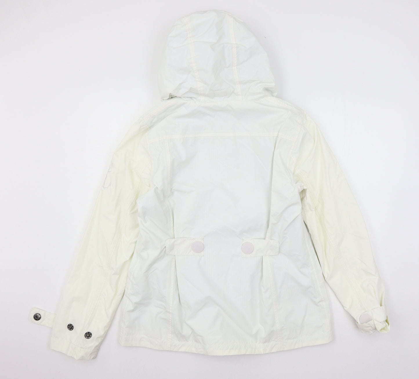 Sea Salt Womens Ivory   Rain Coat Coat Size 14