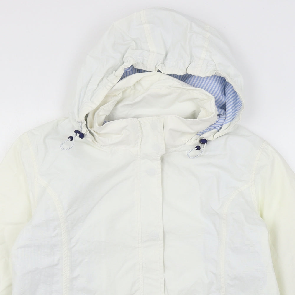 Sea Salt Womens Ivory   Rain Coat Coat Size 14