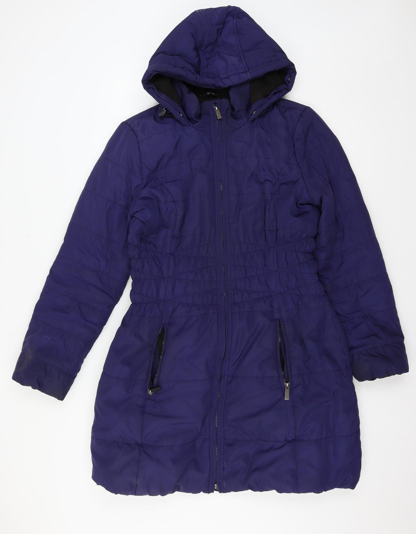 F&F Womens Purple   Parka Coat Size 14