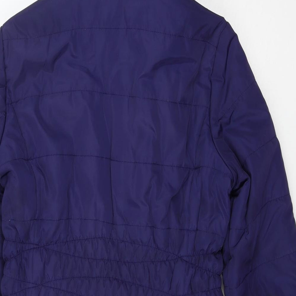 F&F Womens Purple   Parka Coat Size 14