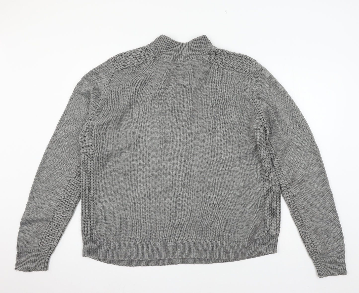Broken Standard Mens Grey  Knit Pullover Jumper Size 2XL
