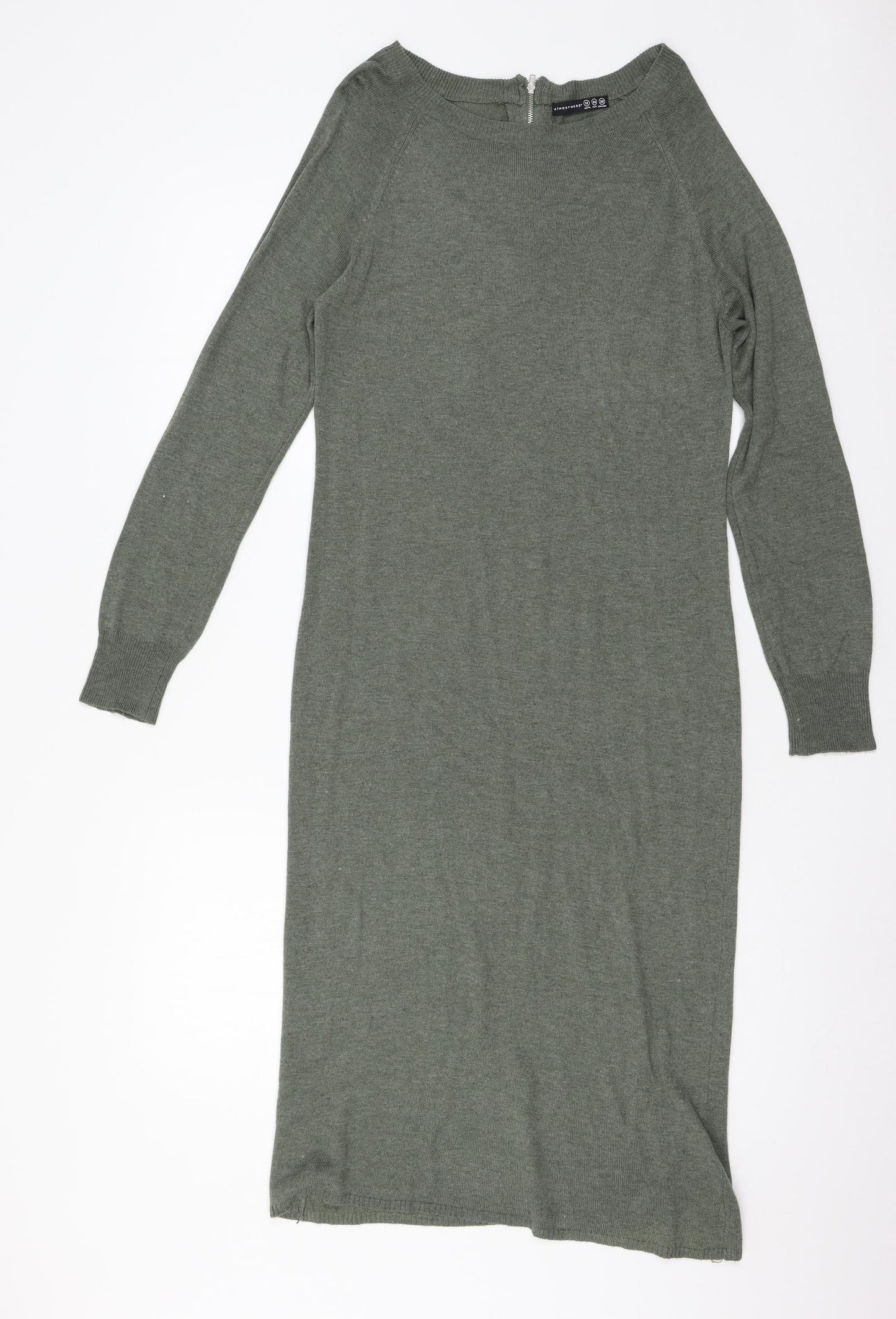 Atmosphere Womens Green  Knit Jacket Dress  Size 12