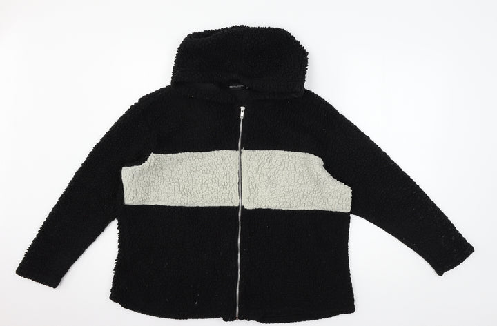 PRETTYLITTLETHING Womens Black Jacket Size 10