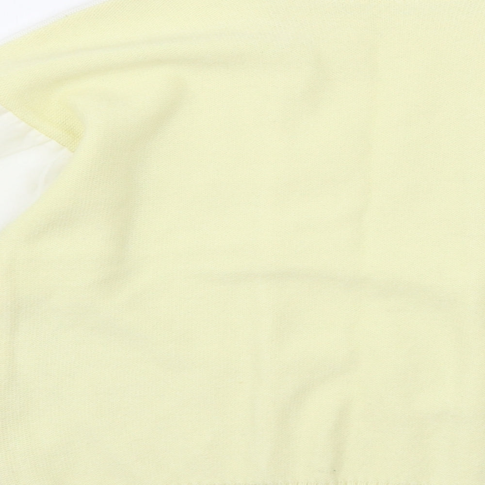 St Michael Womens Yellow  Knit Pullover Jumper Size 12