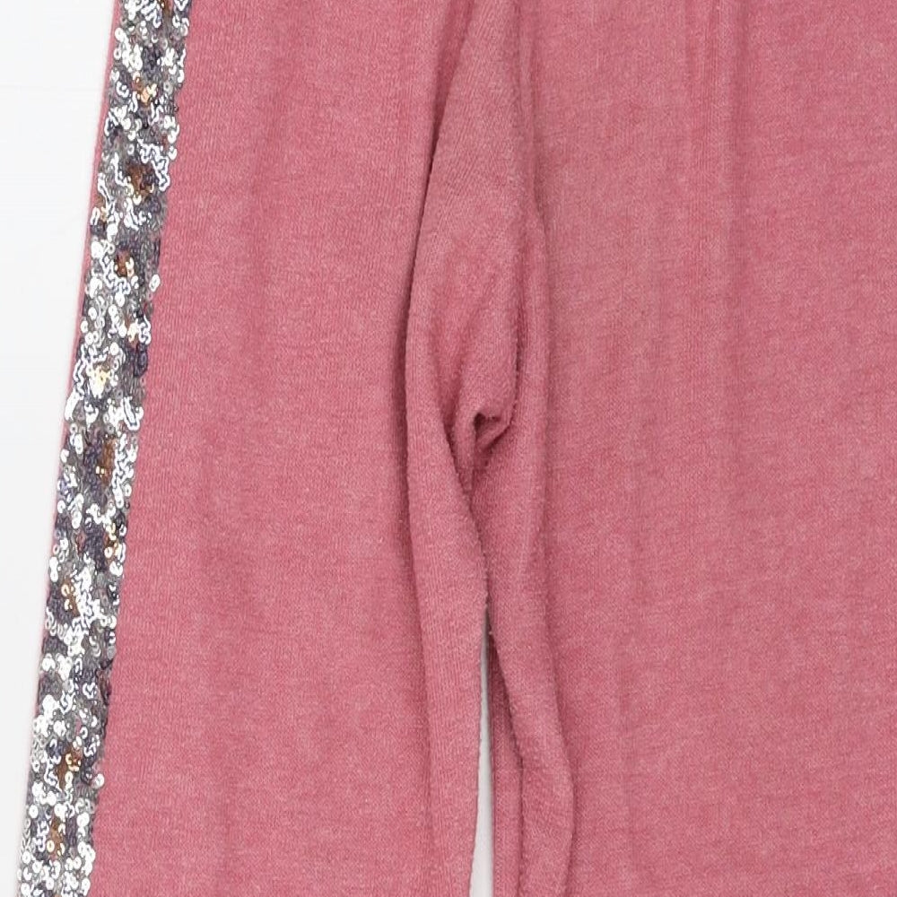 George Girls Pink  Jersey Jogger Trousers Size 8-9 Years