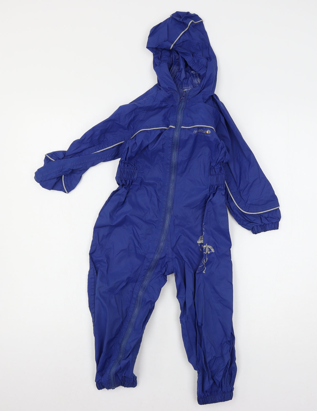 Regatta Boys Blue   Rain Coat Coat Size 2-3 Years