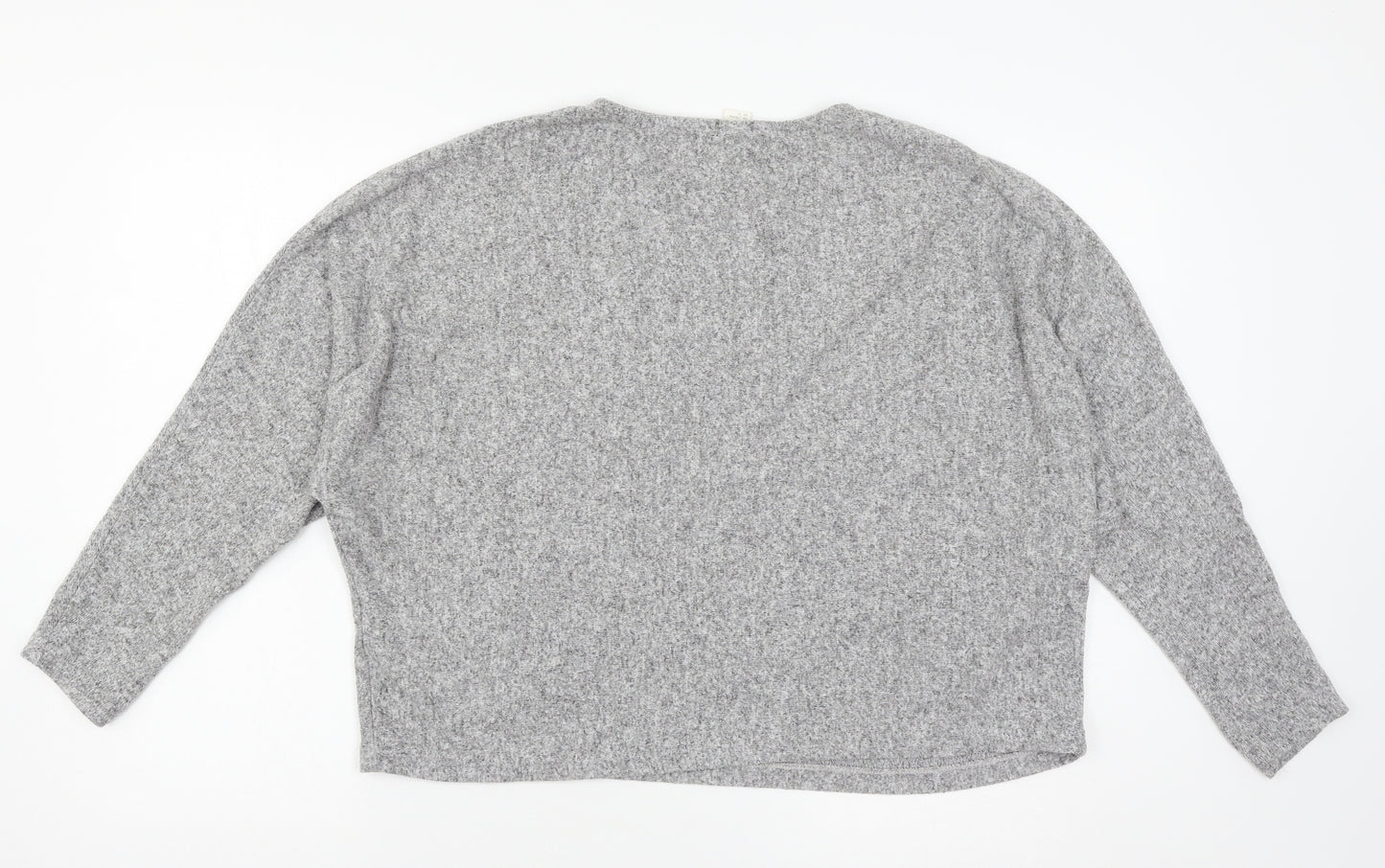 H&M Womens Grey  Jersey Pullover Jumper Size M