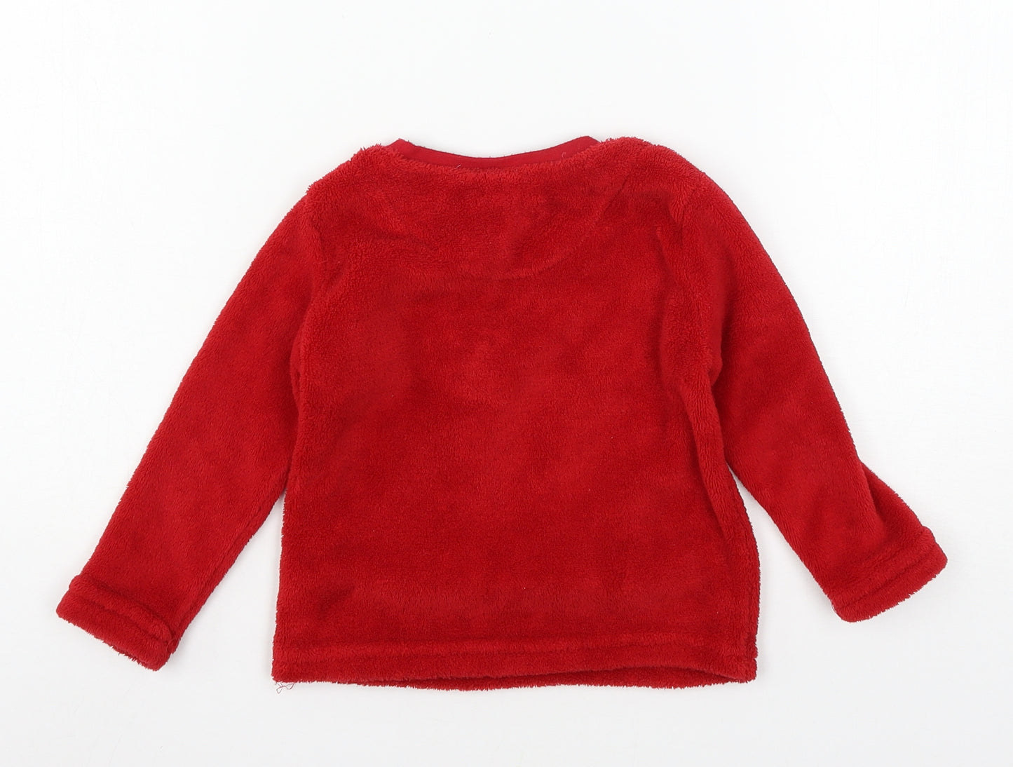 CARS Boys Red Solid Microfibre  Pyjama Top Size 2-3 Years  - Cars
