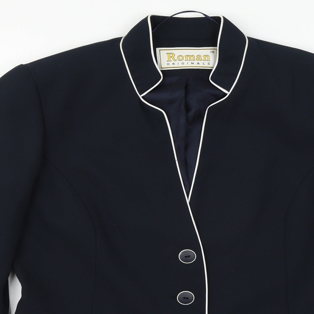 Roman Originals Womens Blue   Jacket Blazer Size 10