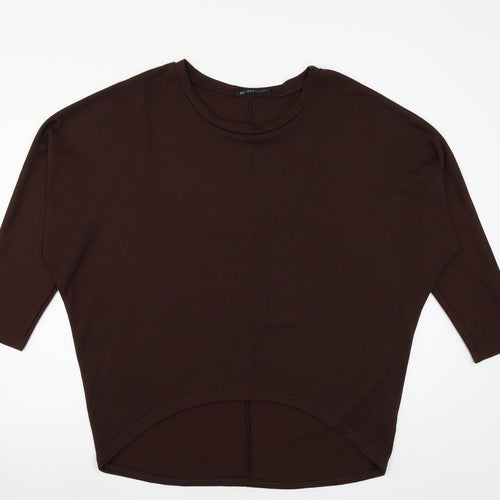 Zanza Womens Brown  Knit Pullover Jumper Size XL