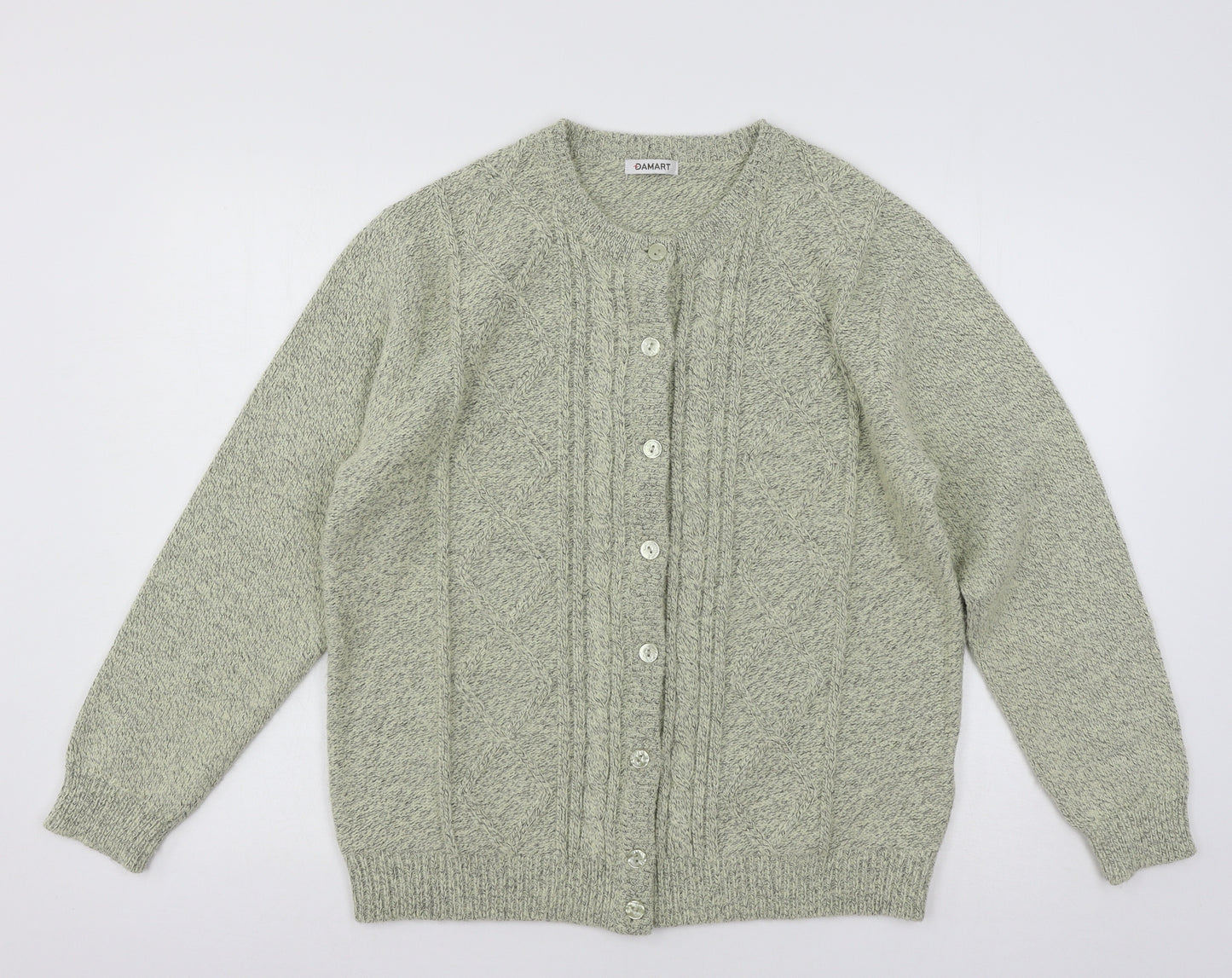 Damart Womens Ivory  Knit Cardigan Jumper Size 18
