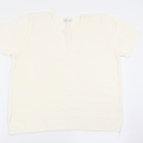 Berkertex Womens White   Basic T-Shirt Size 14
