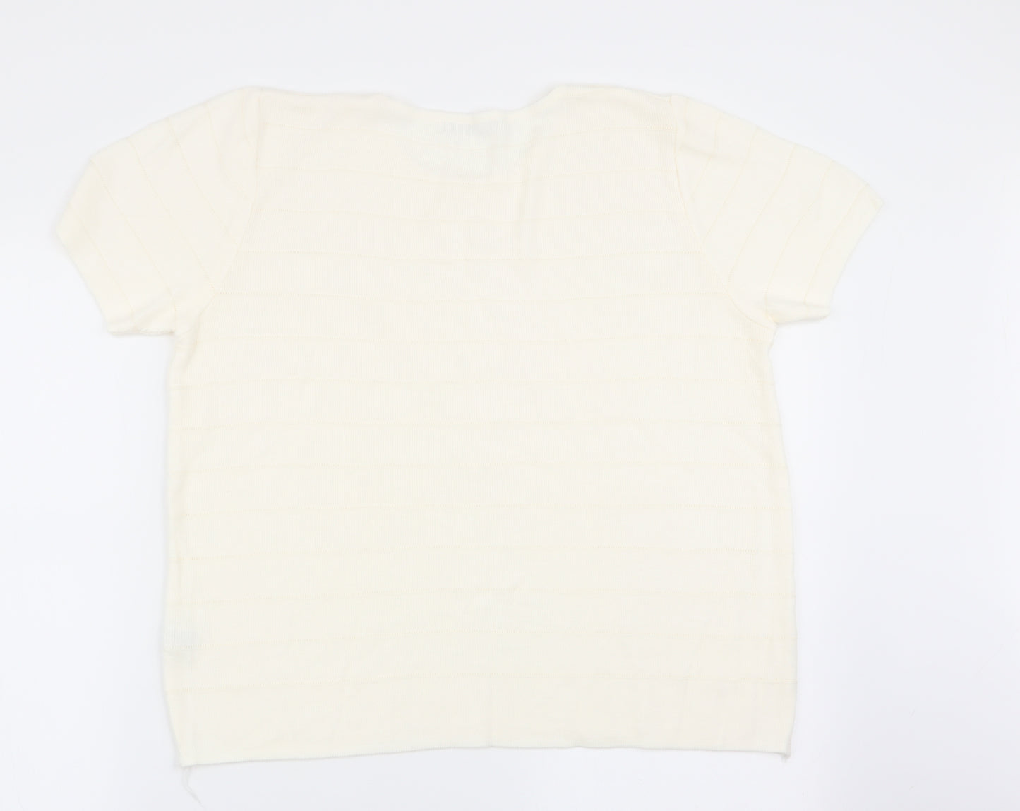 Berkertex Womens White   Basic T-Shirt Size 14
