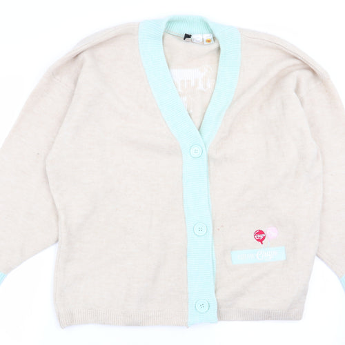 Divided by H&M Womens Beige   Cardigan Jumper Size S
