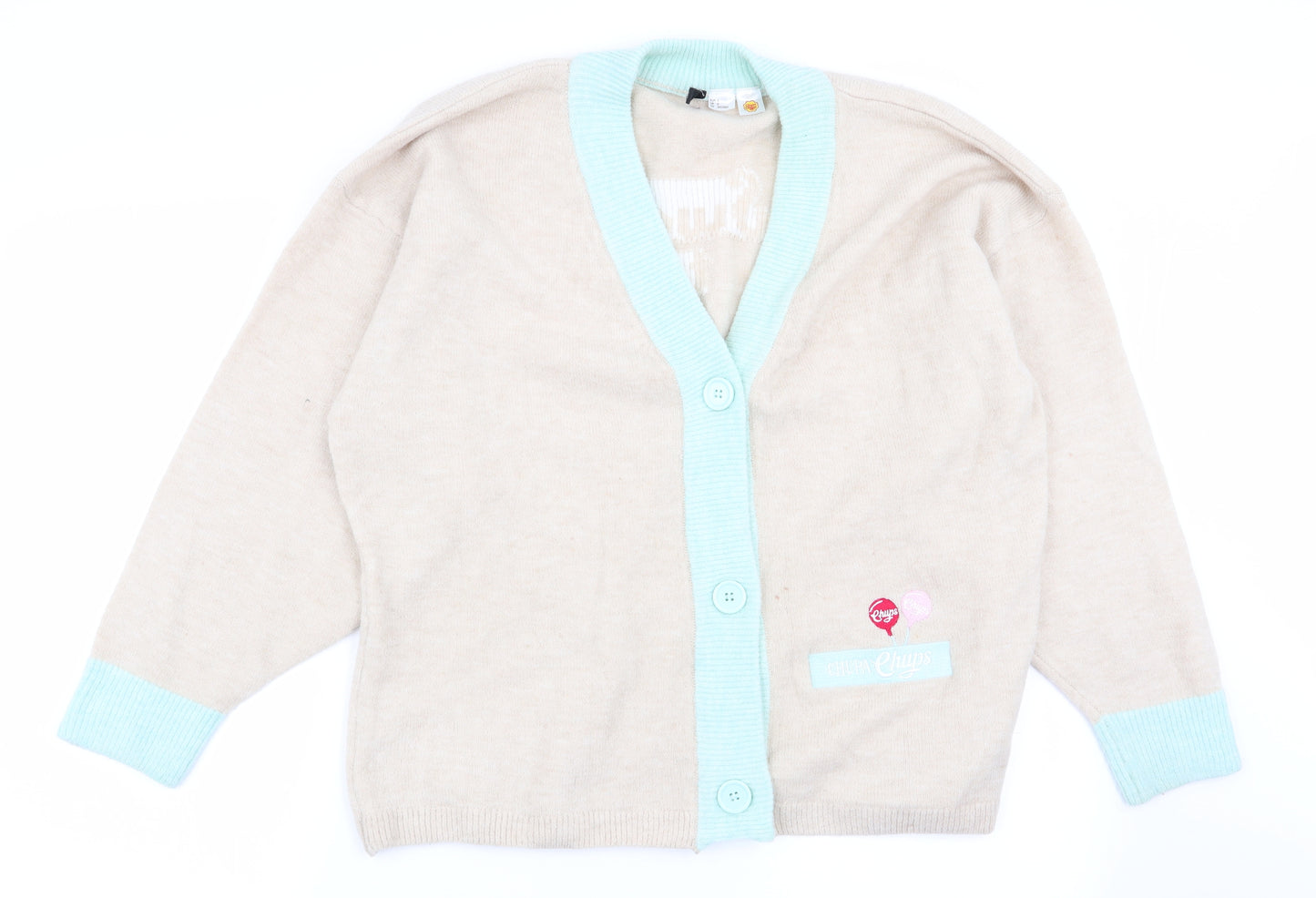 Divided by H&M Womens Beige   Cardigan Jumper Size S