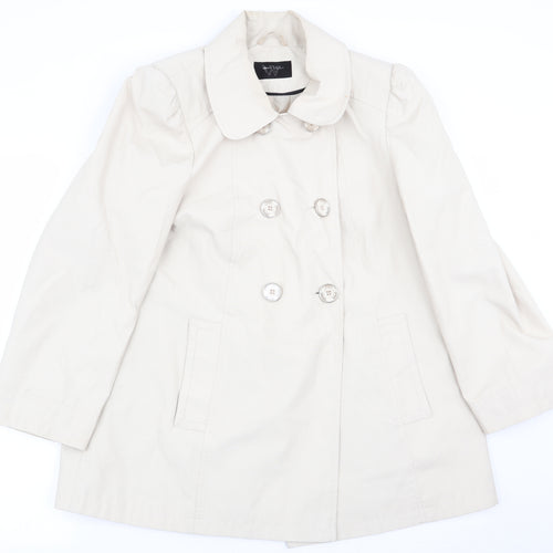 BHS Womens Beige   Jacket Coat Size 14