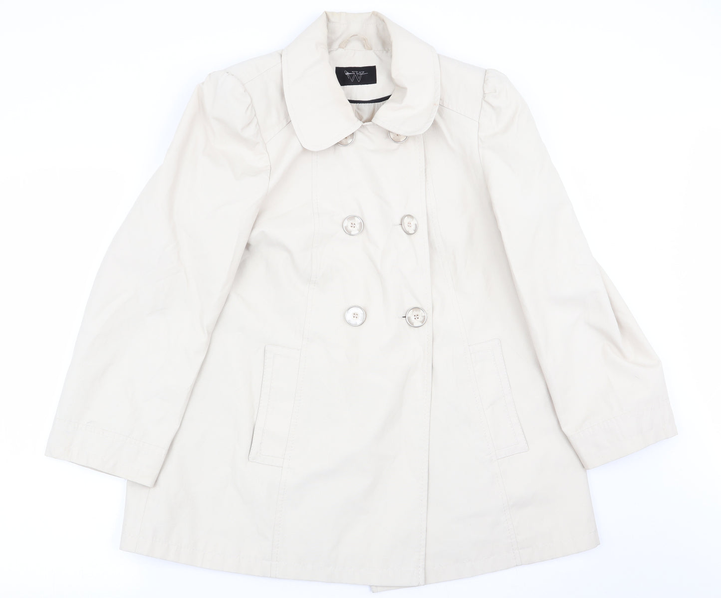 BHS Womens Beige   Jacket Coat Size 14