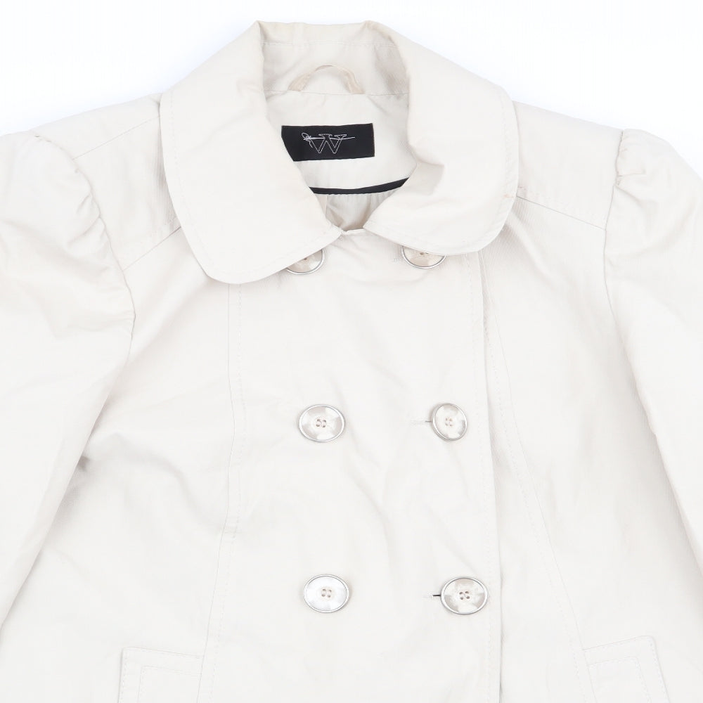 BHS Womens Beige   Jacket Coat Size 14