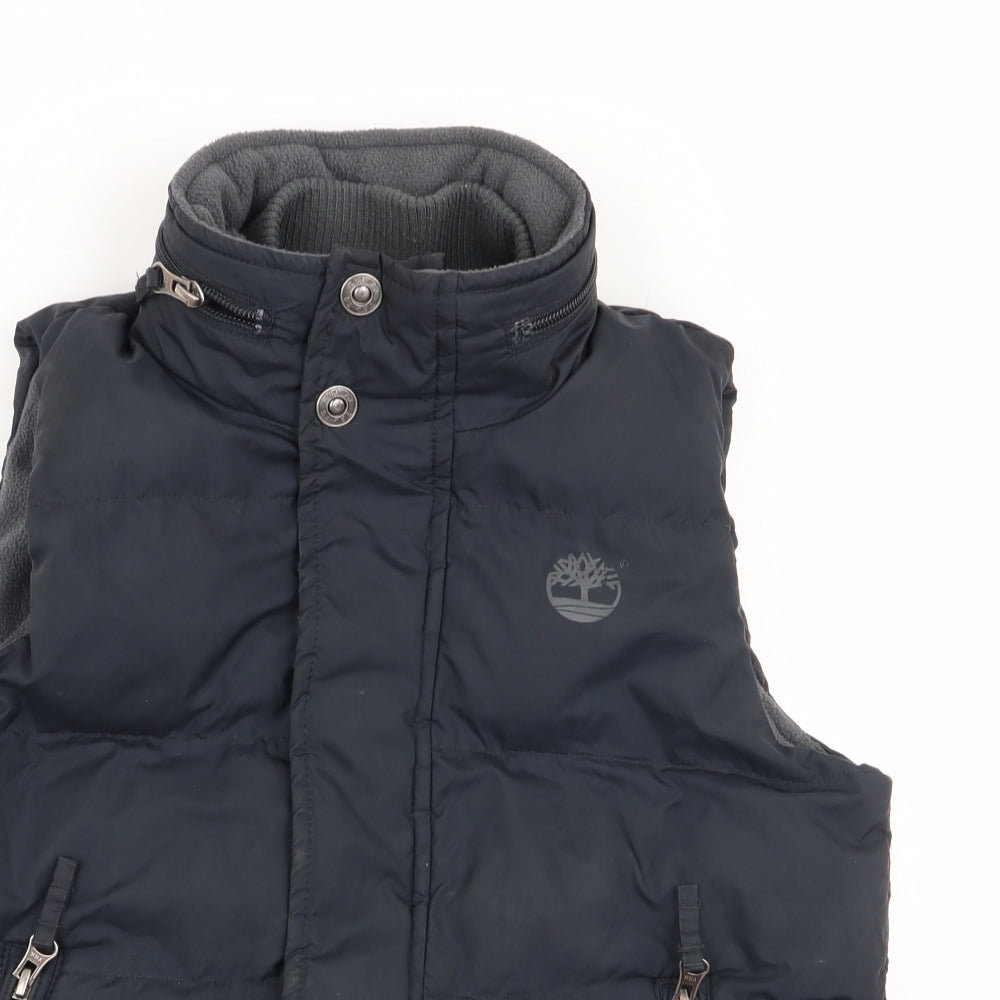 Timberland Boys Black   Gilet Coat Size 6 Years