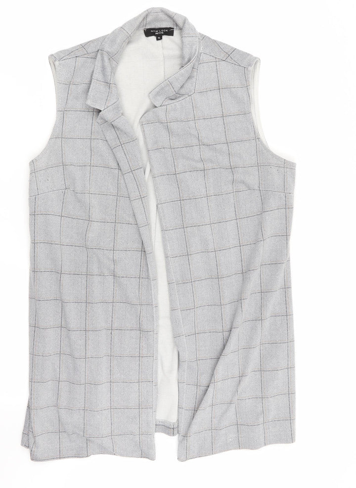 New Look Womens Grey Check  Jacket  Size 14