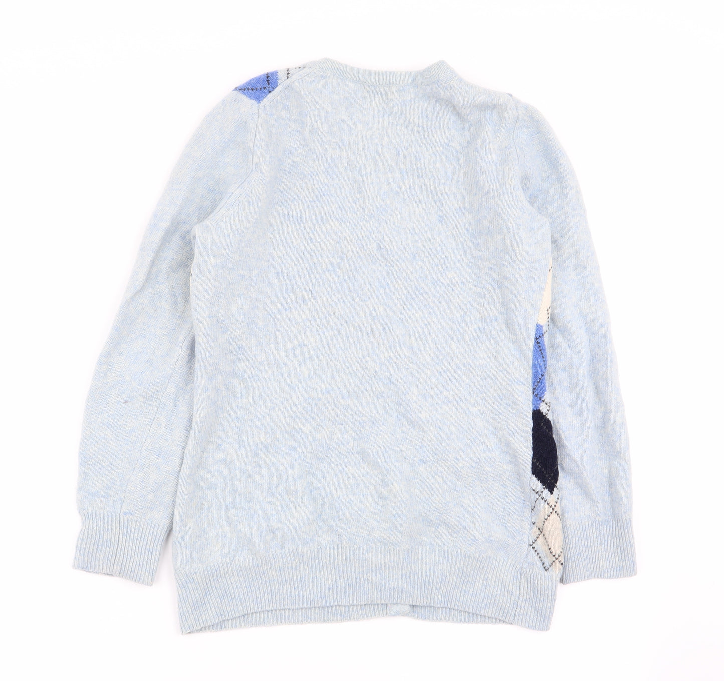 james pringle Mens Multicoloured Argyle/Diamond  Cardigan Jumper Size S