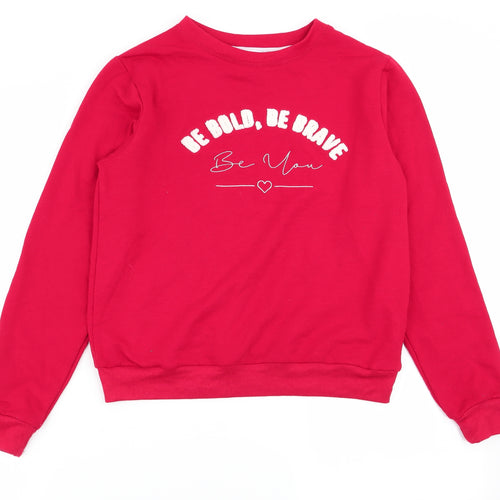New Look Girls Red   Pullover Jumper Size S