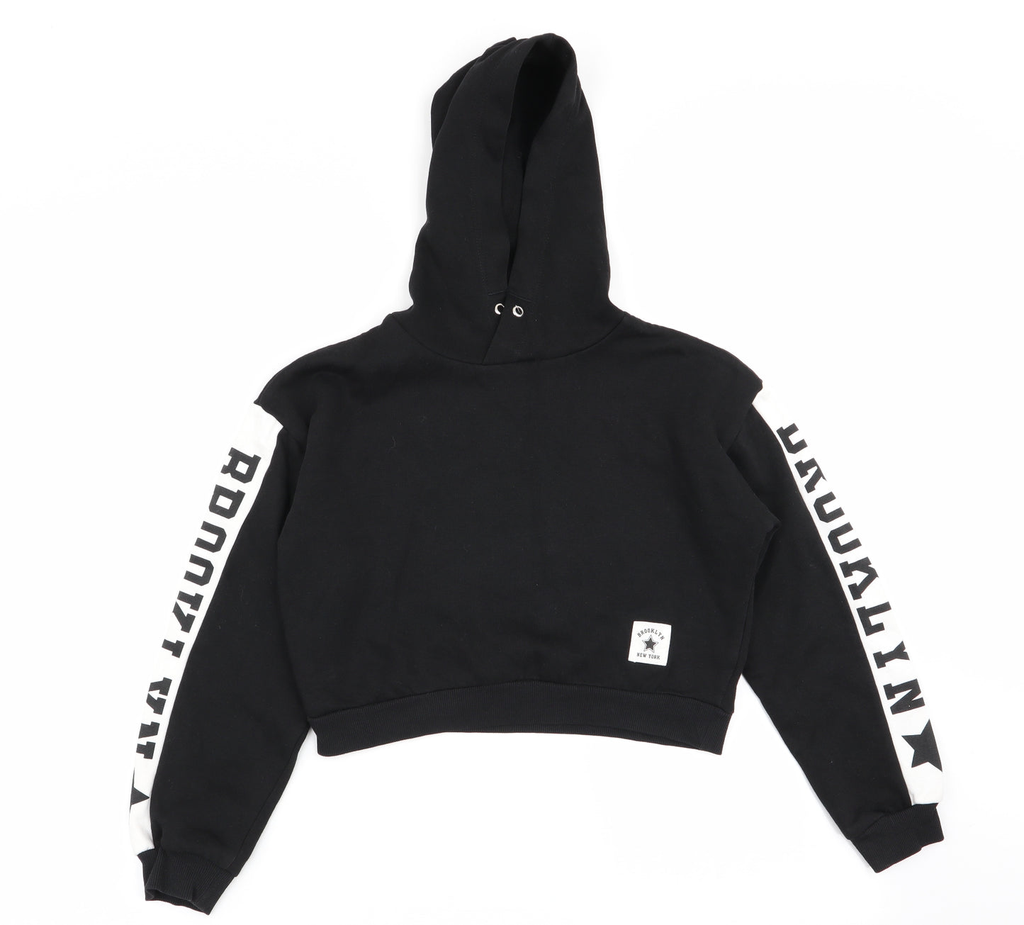 H&M Girls Black   Pullover Jumper Size 9-10 Years
