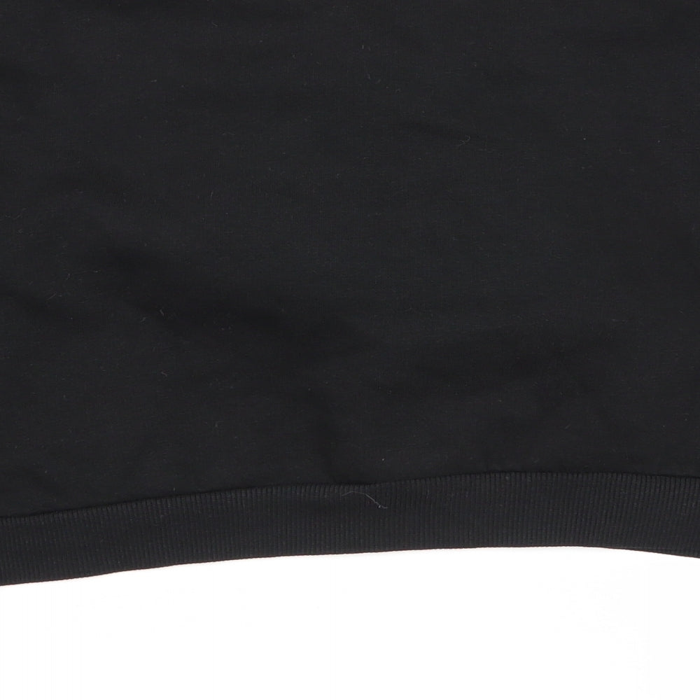 H&M Girls Black   Pullover Jumper Size 9-10 Years