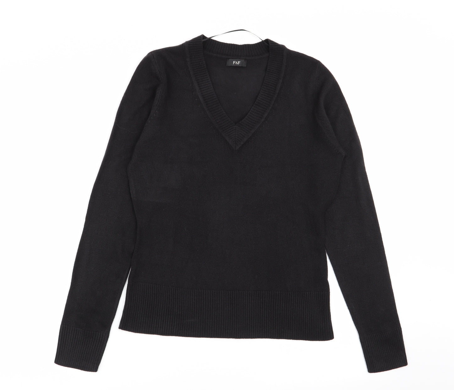 F&F Womens Black   Pullover Jumper Size 10